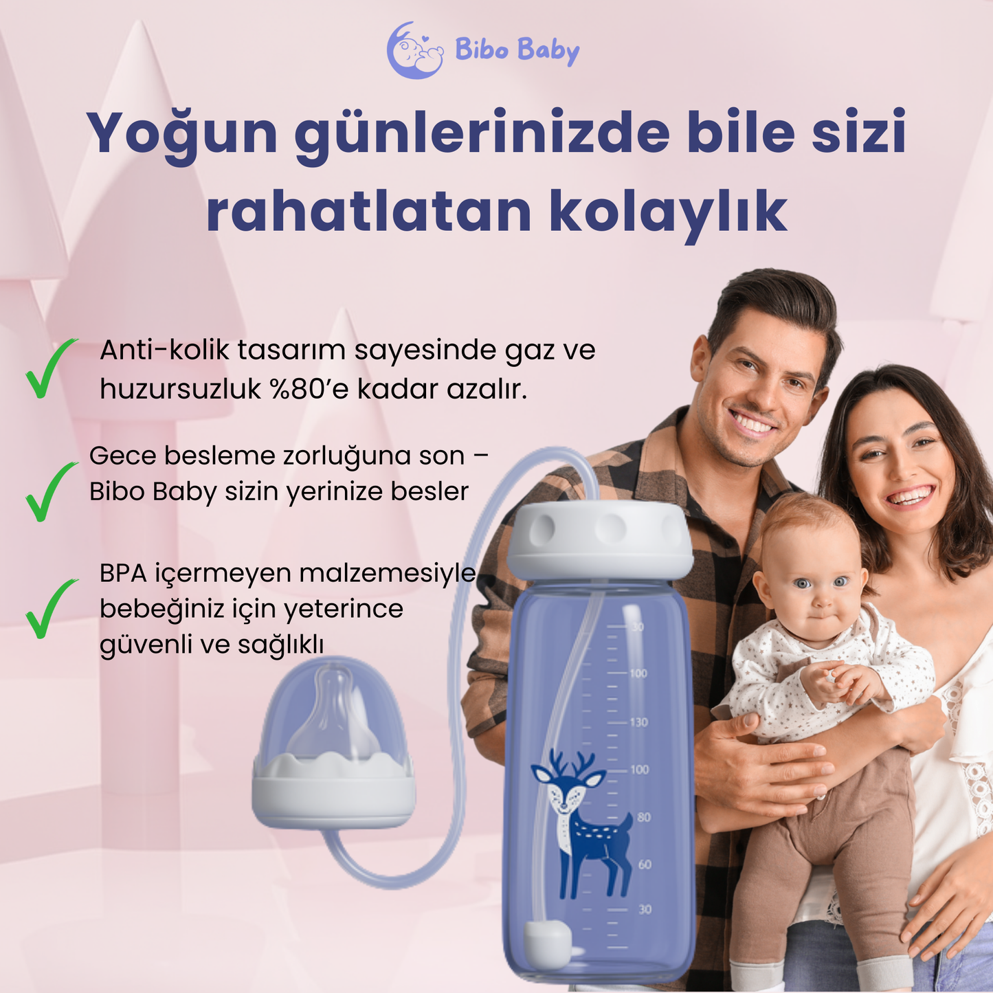 Bibo Baby™ Anti-Kolik Plus Biberon