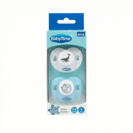 Babytime 2'li Damaklı Emzik Seti / No:1